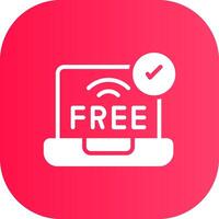 Free Wifi Creative Icon Design vector