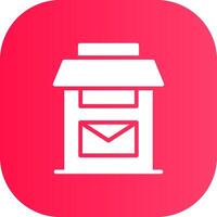 Postbox Creative Icon Design vector