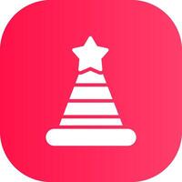 Party Hat Creative Icon Design vector