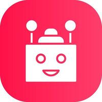 Chatbot Creative Icon Design vector