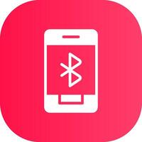 Bluetooth Creative Icon Design vector