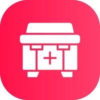 Blood Box Creative Icon Design vector