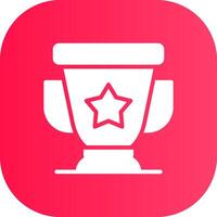 Trophy Creative Icon Design vector