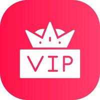 VIP Creative Icon Design vector