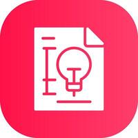 Patent Creative Icon Design vector