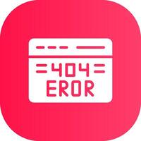 404 Error Creative Icon Design vector
