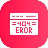 404 Error Creative Icon Design vector