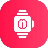 inteligente reloj creativo icono diseño vector