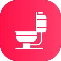 Toilet Creative Icon Design vector