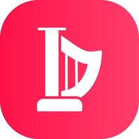 Harp Creative Icon Design vector