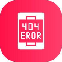 Error Creative Icon Design vector