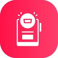 Light Creative Icon Design vector