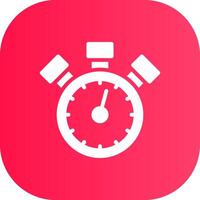 Stopwatch Creative Icon Design vector