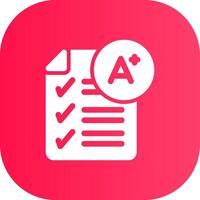 Grade Creative Icon Design vector