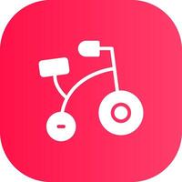 Bike Toy Creative Icon Design vector