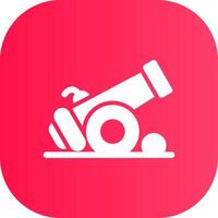 Cannon Creative Icon Design vector