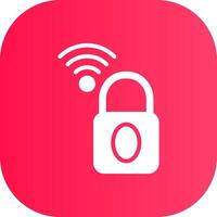 Smart Lock Creative Icon Design vector