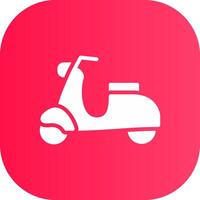 Scooter Creative Icon Design vector