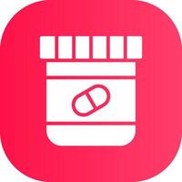 Pills Creative Icon Design vector