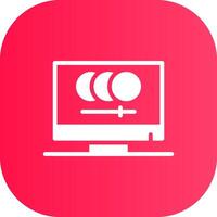Digital Animation Creative Icon Design vector