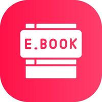 Ebooks Creative Icon Design vector