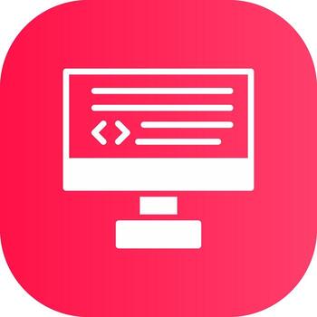 diseño de icono creativo de codificación vector