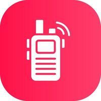 Walkie Talkies Creative Icon Design vector