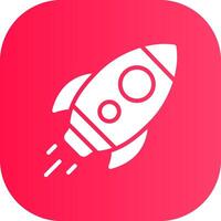 Rocket Creative Icon Design vector