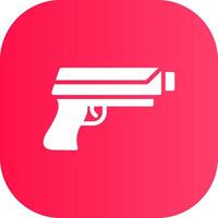 Gun Creative Icon Design vector