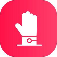 Glove Creative Icon Design vector