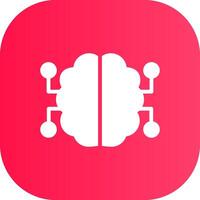 Neurons Circuit Creative Icon Design vector