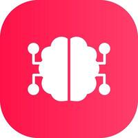 Neurons Circuit Creative Icon Design vector