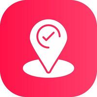 Checkmark Creative Icon Design vector
