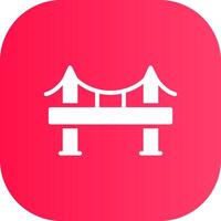 Bridge Creative Icon Design vector