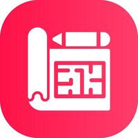 Blueprint Creative Icon Design vector