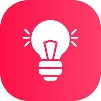 Light Bulb Creative Icon Design vector