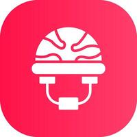 Helmet Creative Icon Design vector