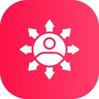 Influence Creative Icon Design vector