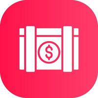 Salary Creative Icon Design vector