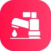 Tap Water Creative Icon Design vector