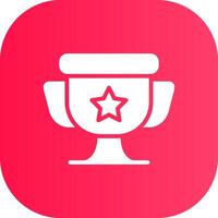 Trophy Creative Icon Design vector