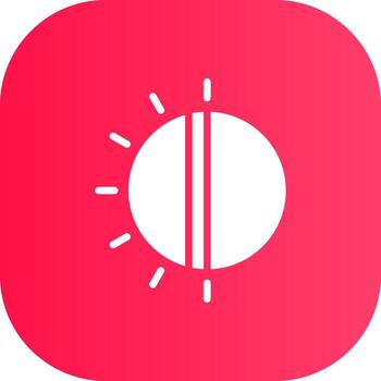 eclipse diseño de icono creativo vector