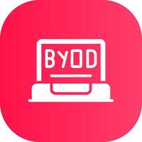 BYOD Tour Creative Icon Design vector