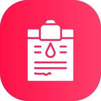 Blood Donor Creative Icon Design vector