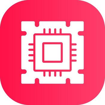 diseño de icono creativo del procesador vector
