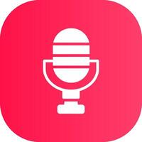 Microphone Creative Icon Design vector