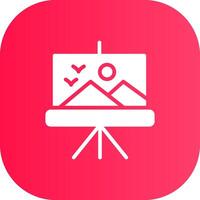 Canvas Creative Icon Design vector