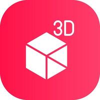 3D Object Creative Icon Design vector