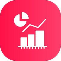 Statistical Analysis Creative Icon Design vector