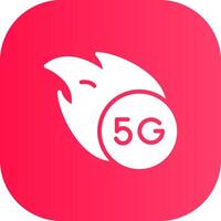 5G Creative Icon Design vector